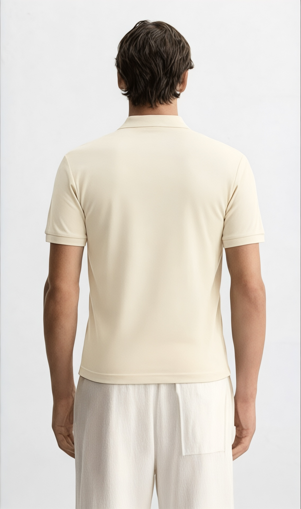 Ecru Polo T-Shirt