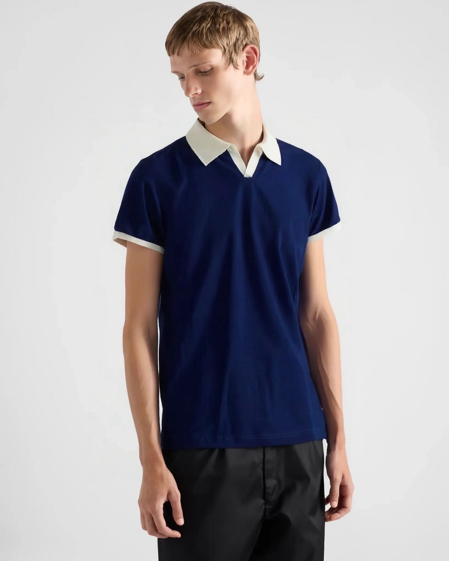 Old Money Men's Navy Blue Polo Shirt