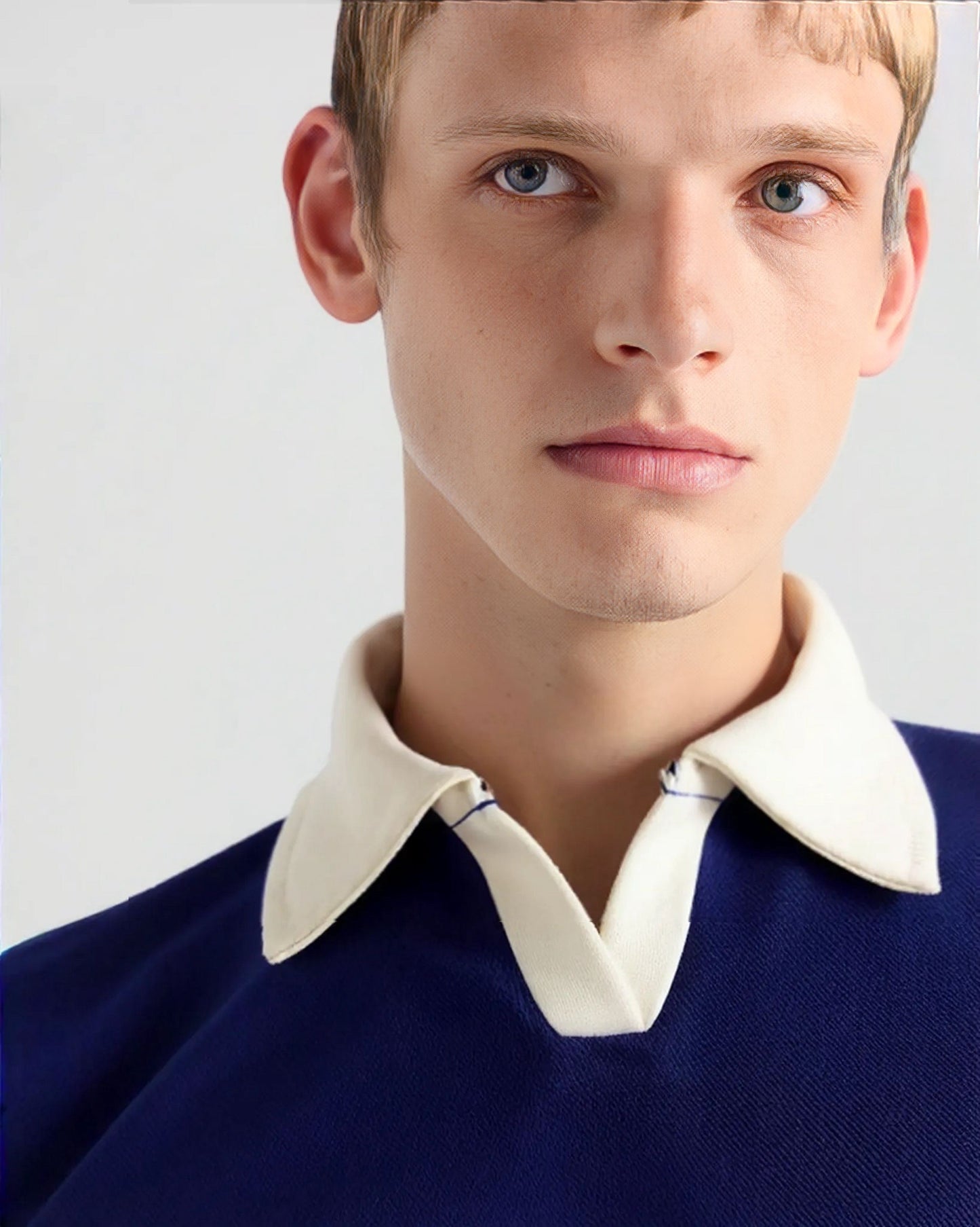 Old Money Men's Navy Blue Polo Shirt