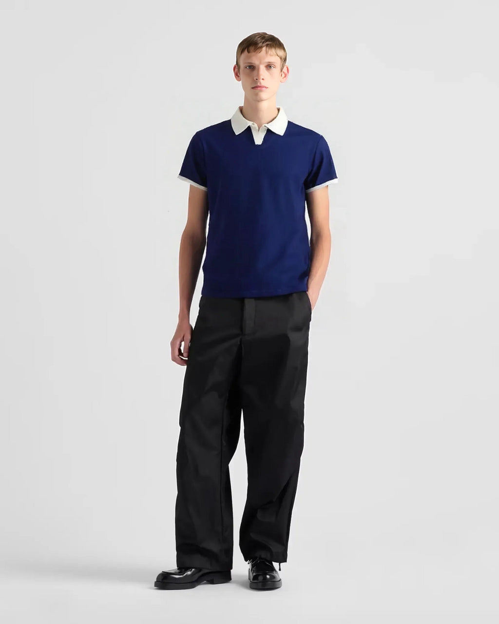 Navy Blue Polo T-shirt