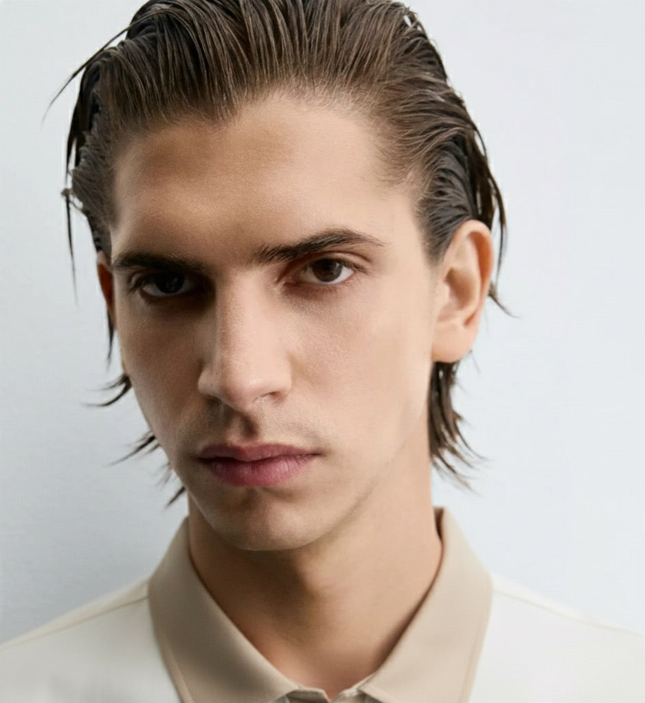 Old Money Men's Ivory Polo Shirt