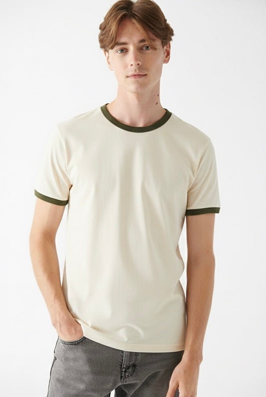 Old Money Men's Ivory T-Shirt