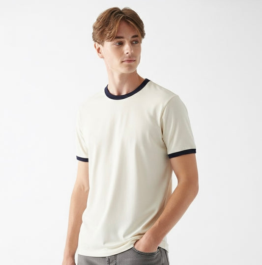 Old Money Men's Ivory T-Shirt