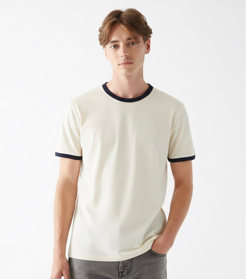 Old Money Men's Ivory T-Shirt