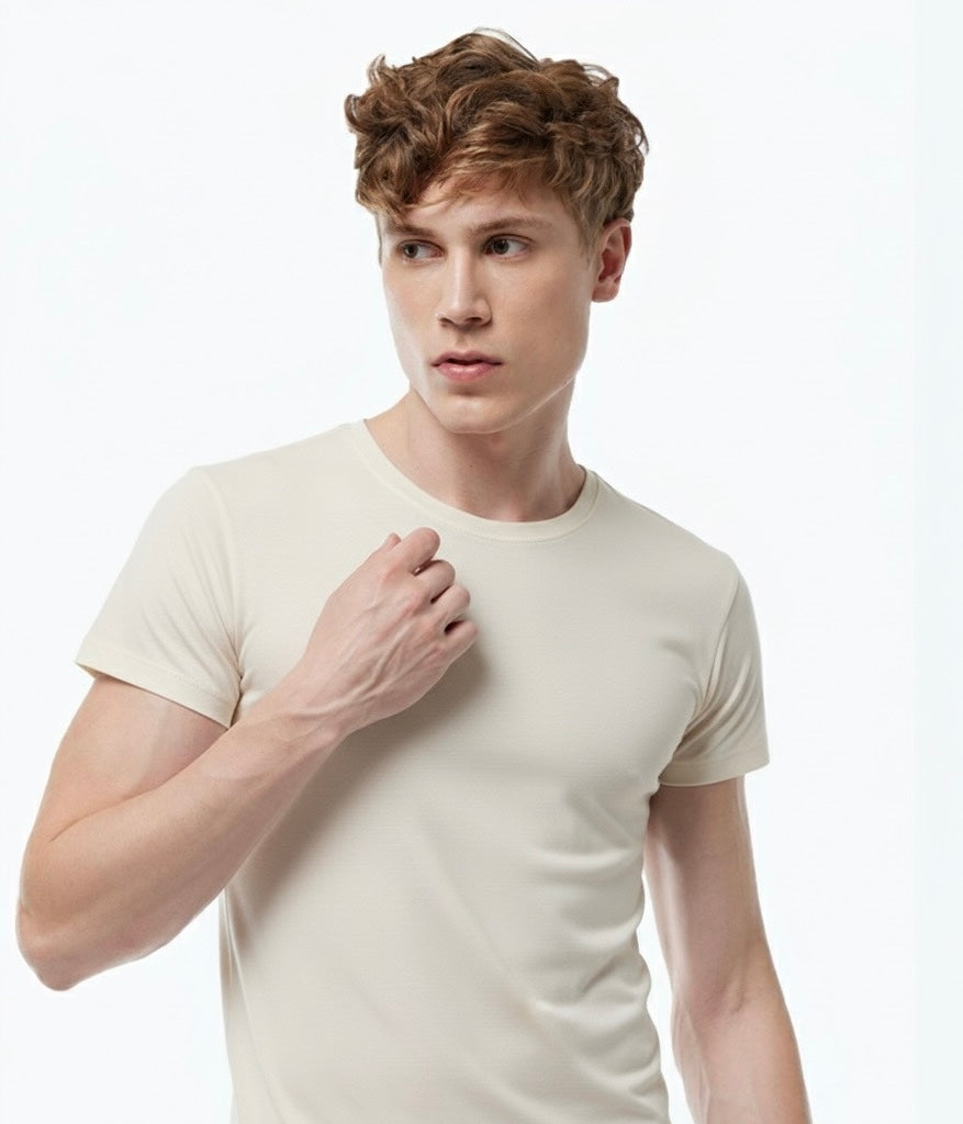 Old Money Men's Ivory T-Shirt