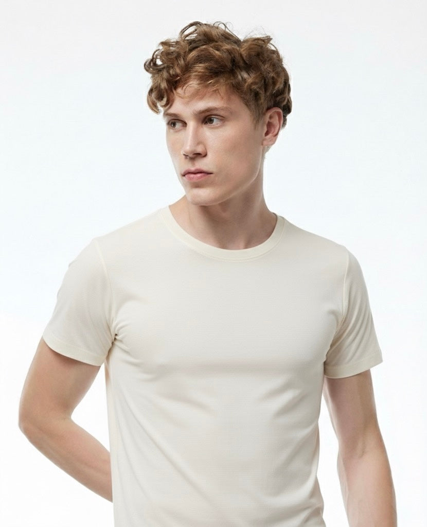 Old Money Men's Ivory T-Shirt