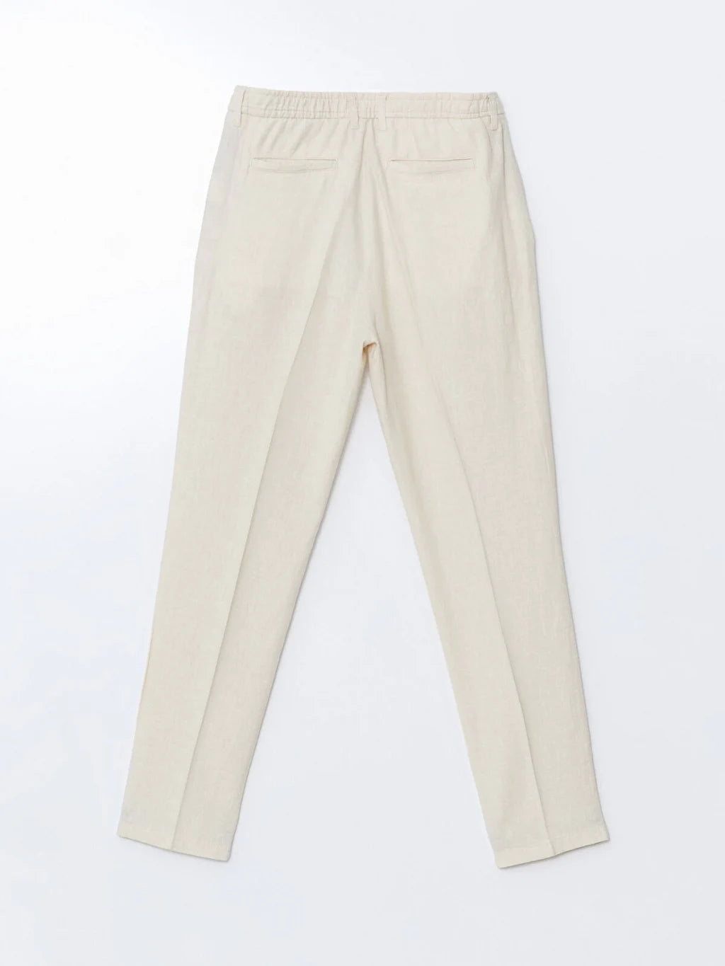 Old Money Men's Beige Linen Pants