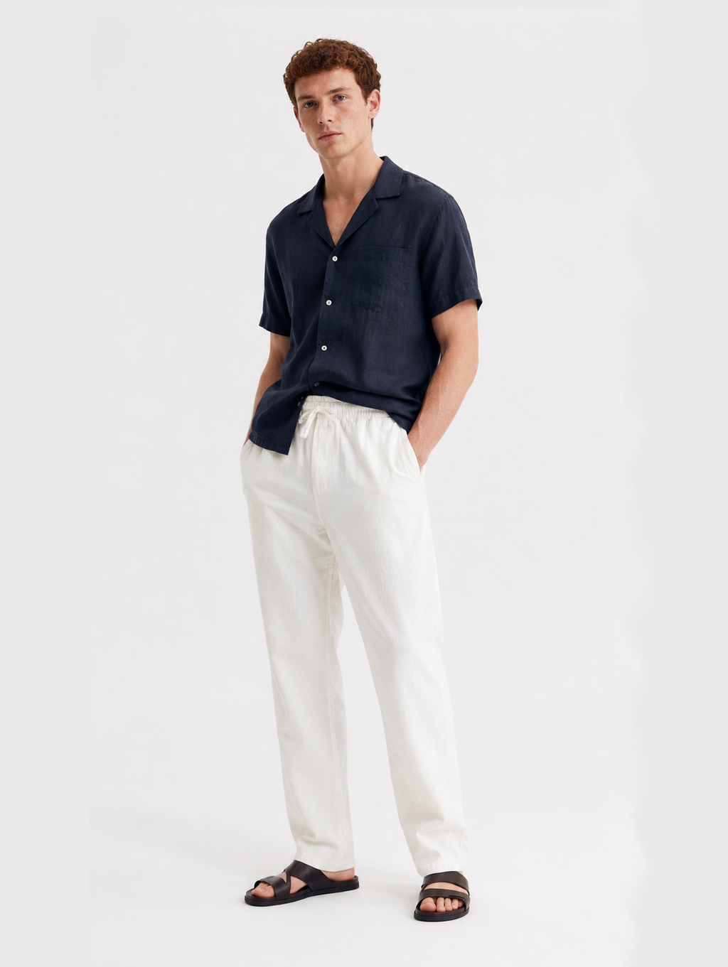 White Linen Pants