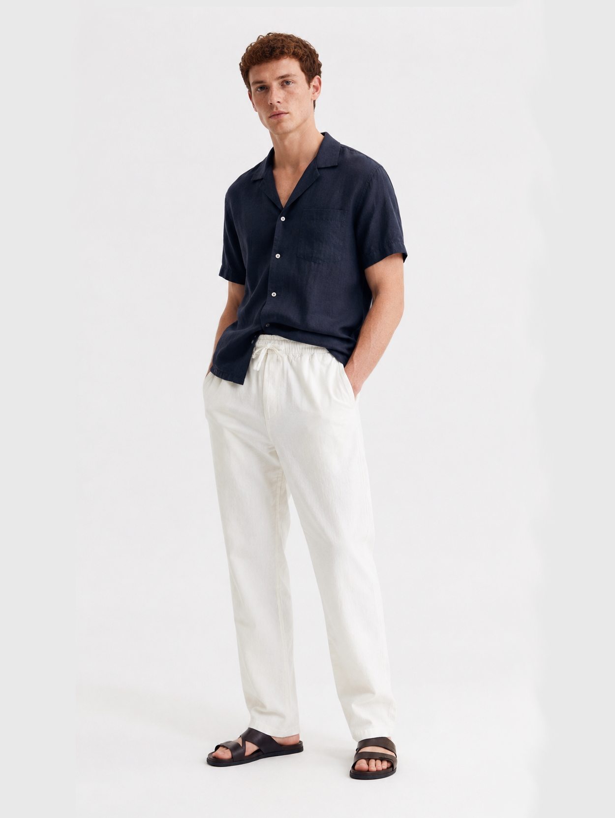 White Linen Pants