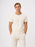 Ringer Ecru T-Shirt