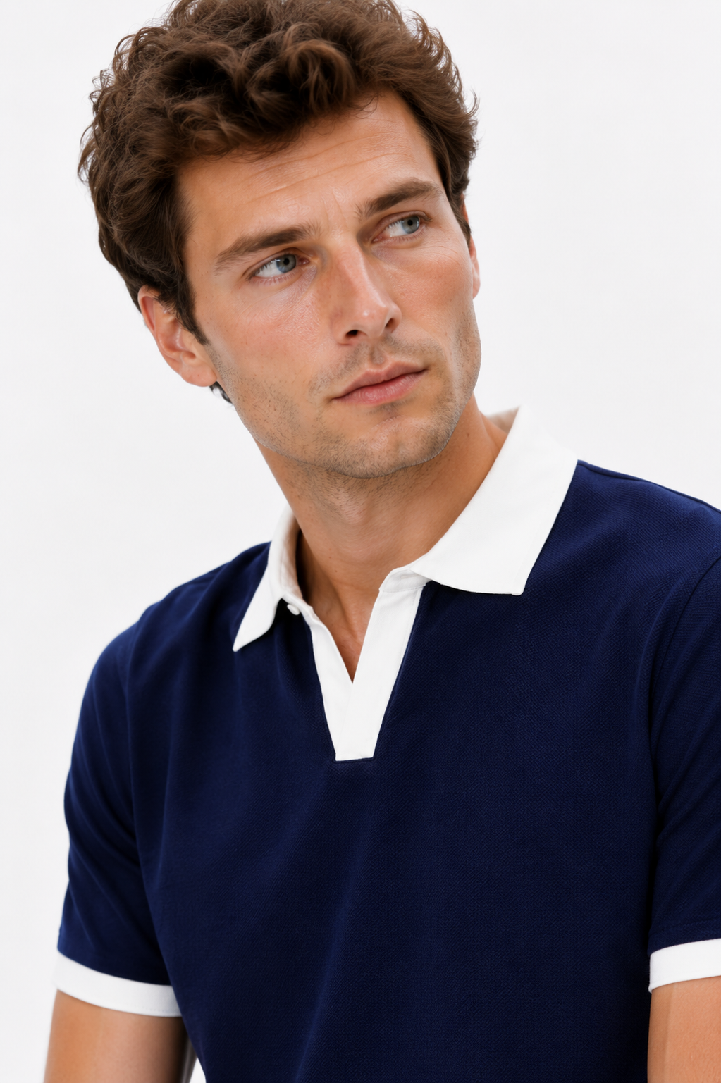 Navy Blue Polo T-shirt