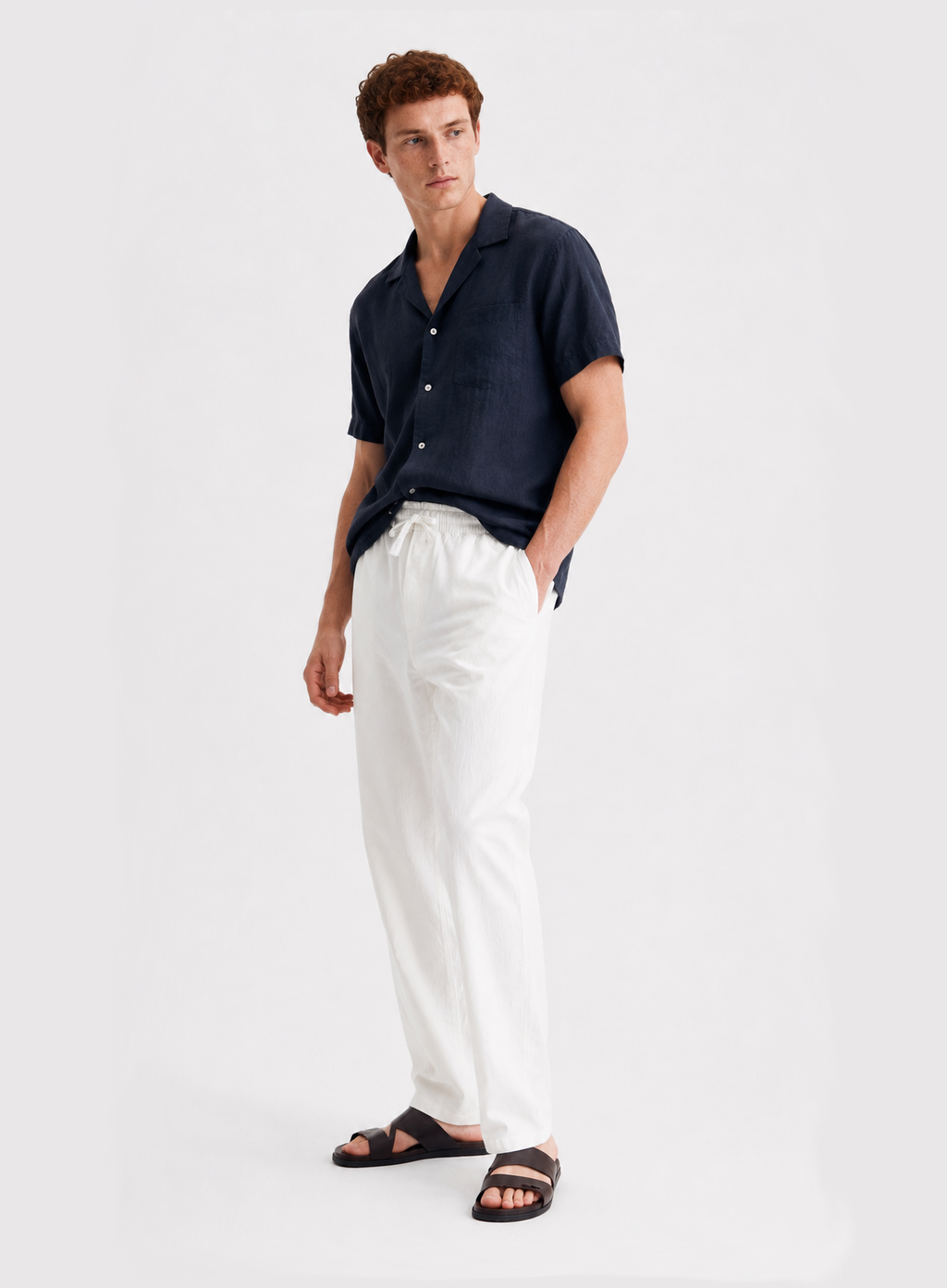White Linen Pants
