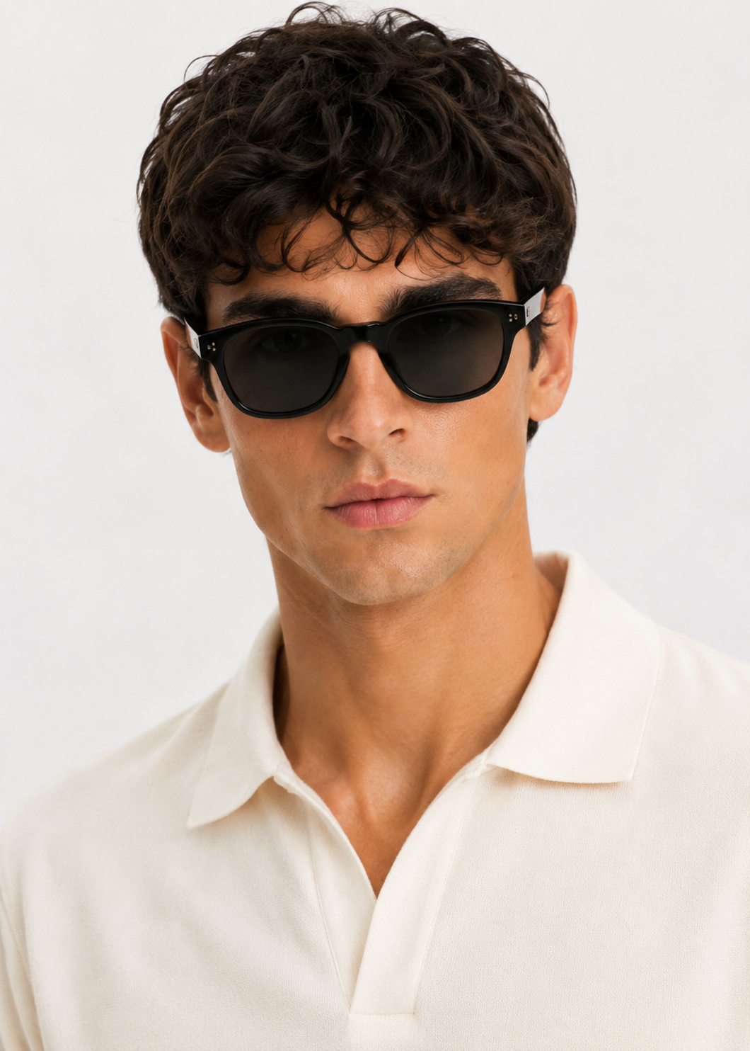 Ecru Polo T-Shirt